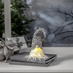 Dekorationsfigur Star Trading Joylight Tomte Silver