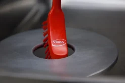 Diskborste Vikan Medium Röd 290mm
