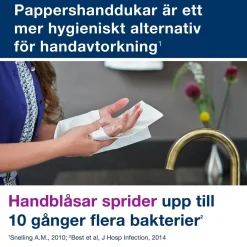 Dispenser Pappershandduk Tork H2 Multifold Friståend Stål/Sv