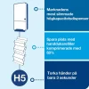 Dispenser Pappershandduk Tork H5 PeakServe Mini Vit