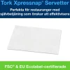 Dispenserservett Tork N4 2-lag Vit 16,5x21,3cm