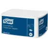Dispenserservett Tork N1 1-lag Vit 33x30cm