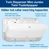 Dispenser Toalettpapper Tork T2 Mini Jumbo Twin Vit