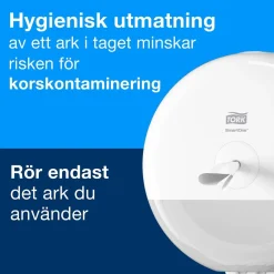 Dispenser Toalettpapper Tork T9 SmartOne Mini Twin Vit