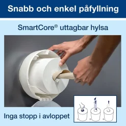 Dispenser Toalettpapper Tork T9 SmartOne Mini Vit