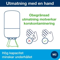 Dispenser Torkrulle Tork M2 Starterpack Centrummatad Vit