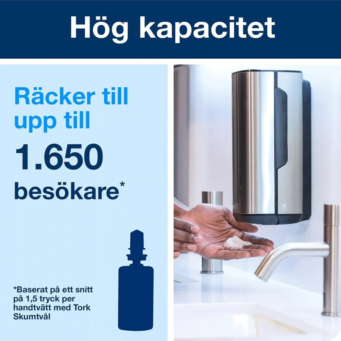 Dispenser Tork S4 Intuition Sensor Stål/Svart