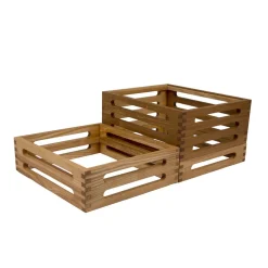 Displayset 2 Höjder GN 1/2 Ek Linolja 360x197x600mm