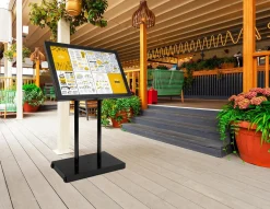 Display till Informationsställ LED Securit Svart 67x92cm