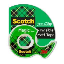 Dokumenttejp Scotch Magic Med Hållare 19mm x 7,5m