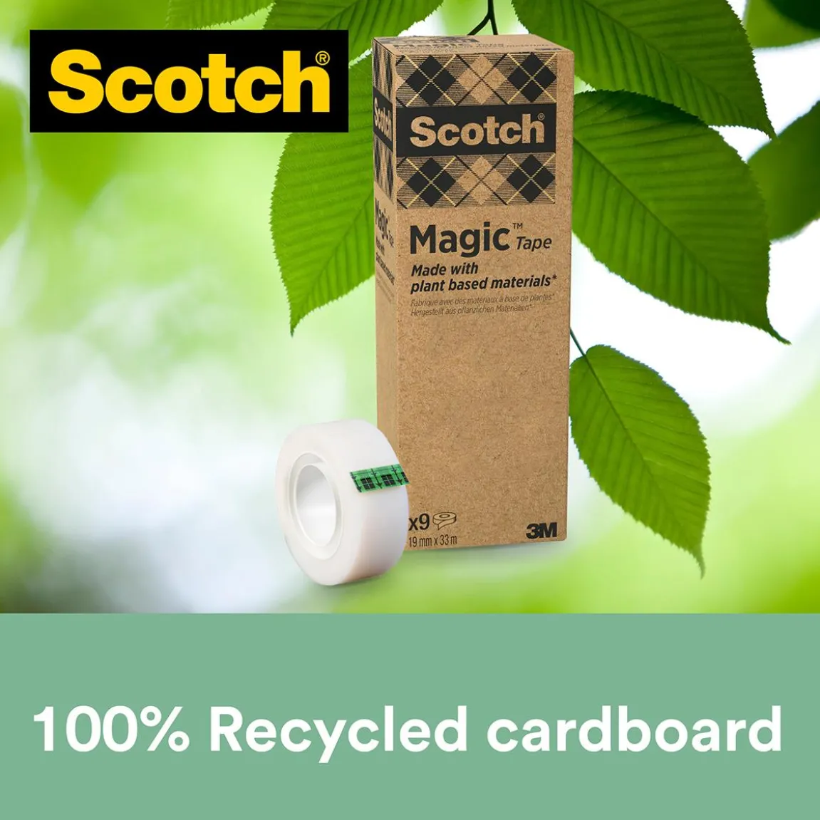 Dokumenttejp Scotch Magic 900 19mm x 33m
