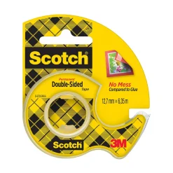 Dubbelhäftande Tejp Scotch 665 Med Hållare 12mm x 6,3m