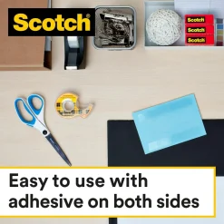 Dubbelhäftande Tejp Scotch 665 Med Hållare 12mm x 6,3m