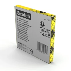 Dubbelhäftande Tejp Scotch 665 12mm x 33m