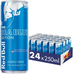 Energidryck Red Bull Sea Blue Juneb 25cl exkl pant