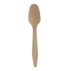 Engångsbestick Sked vaxat trä 185mm
