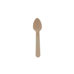 Engångsbestick Tesked Vaxat Trä 110mm