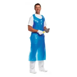 Engångsförkläde Worksafe PE 50my Blå 160x85cm
