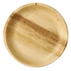 Engångstallrik Palmblad rund 23cm