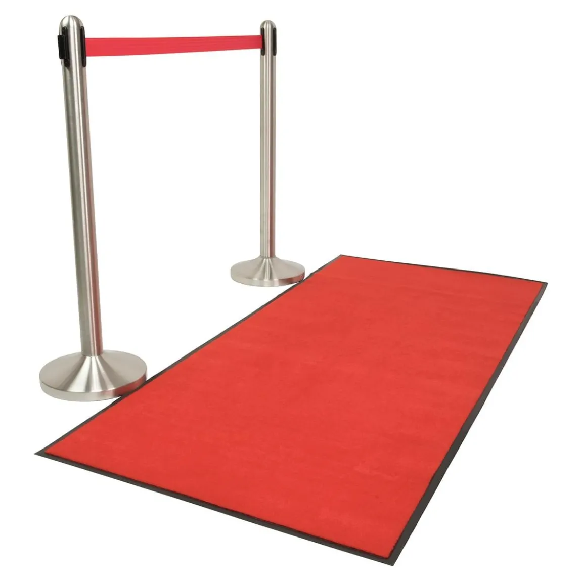 Entrématta Securit Halksäker Röd 200x90cm