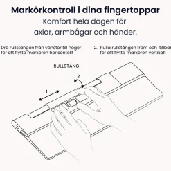 Ergonomisk Mus/Docka RollerMouse Go Trådlös