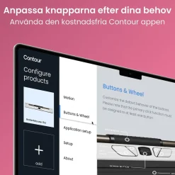 Ergonomisk Mus/Docka RollerMouse Go Trådlös