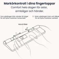 Ergonomisk Mus RollerMouse Pro Vegan Leather Med Sladd Slim