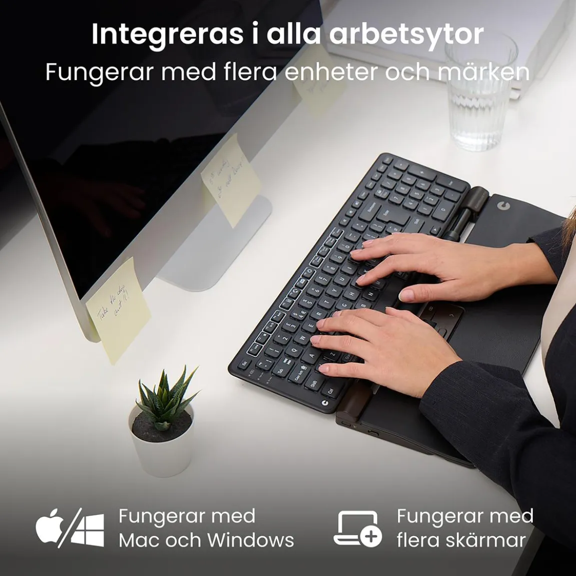 Ergonomisk Mus RollerMouse Pro Vegan Leather Trådlös Regular