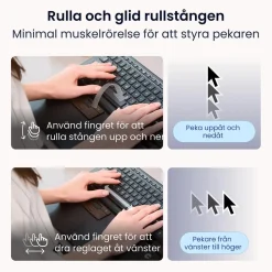Ergonomisk Mus RollerMouse Pro Vegan Leather Trådlös Regular