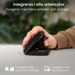 Ergonomisk Mus RollerMouse Unimouse Trådlös Höger