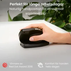 Ergonomisk Mus RollerMouse Unimouse Trådlös Höger