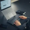 Ergonomisk Mus SliderMouse Pro Vegan Leather Med Sladd Slim