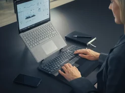 Ergonomisk Mus SliderMouse Pro Vegan Leather Trådlös Slim