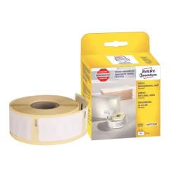 Etikett Avery Adressetiketter Vit 25x54mm