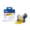 Etikett Brother Löpande plastfilm Gul 62mm x 15,24m