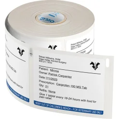 Etikett Dymo Labelwriter Veterinär 70x54mm