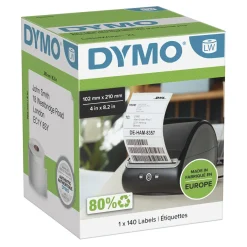 Etikett Dymo LW DHL/Bring/DB-S/Postnord Vit 102x210mm