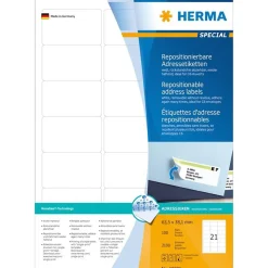 Etiketter Herma Laser movables