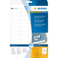 Etiketter Herma Laser movables 45,7x21,2