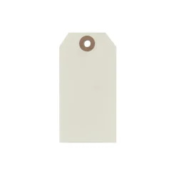 Etikett Hålförstärkt Vit 38x80mm