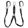 Falldämparlina Worksafe Twin Lanyard 2x2m