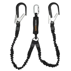 Falldämparlina Worksafe Twin Lanyard 2x2m