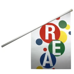 Fasadflagga REA Design med stång 40x40x60cm