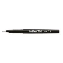Fiberpenna Artline 200 Svart 0,4mm