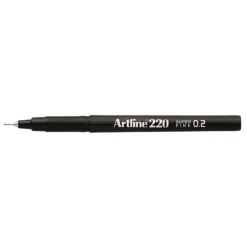 Fiberpenna Artline 220 Svart 0,2mm