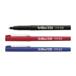 Fiberpenna Artline 220 Svart 0,2mm