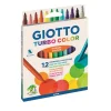 Fiberpenna Giotto Turbo Color 12-pack 12 färger