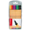 Fiberpenna Stabilo Point 88 10-pack sorterade färger