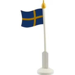 Flagga i Trä Svenska Flaggan 24cm