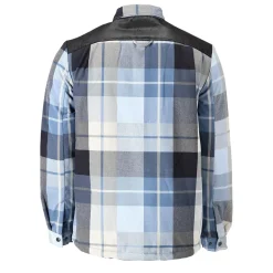 Flanellskjorta Mascot 23104-446 Fodrad Mörk Marin Rutig XS